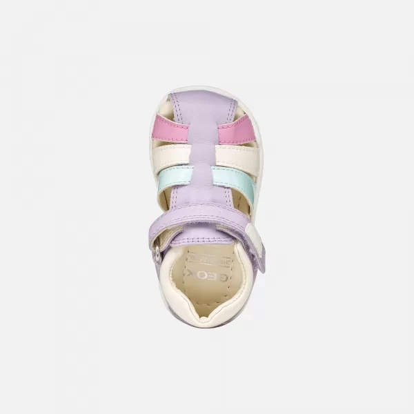  Prvi koraki deklet GEOX SANDAL MACCHIA B254WB08502C8888 VIJOLIČNA 