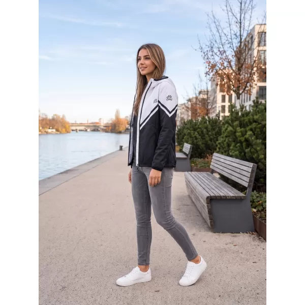  Ženska vrhunska softshell jakna ALTISPORT VOJ/ALW101JACK01 ČRNO-BELO 