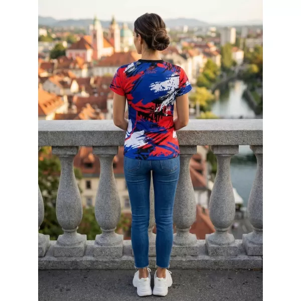  Ženska vrhunska majica s kratkimi rokavi ALTISPORT VOJ/ALW036SI/TR01 PROGE 