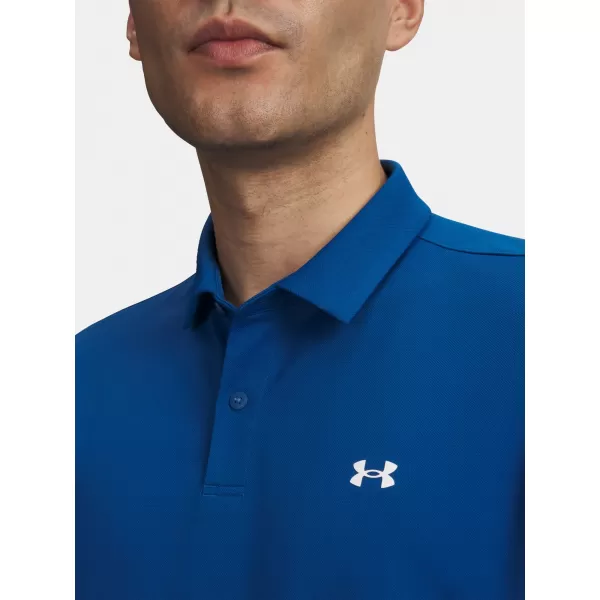  Moška majica s kratkimi rokavi UNDER ARMOUR UA T2G PIQUE POLO 6012303-426 MODRA 