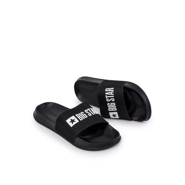  Moški natikači BIG STAR JJ174505 BLACK Big Star Shoes 