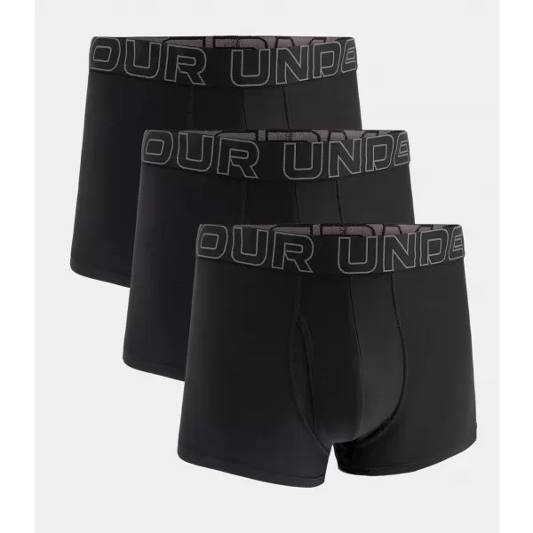  Moške boksarice UNDER ARMOUR M UA PERF TECH 3IN ČRNA 