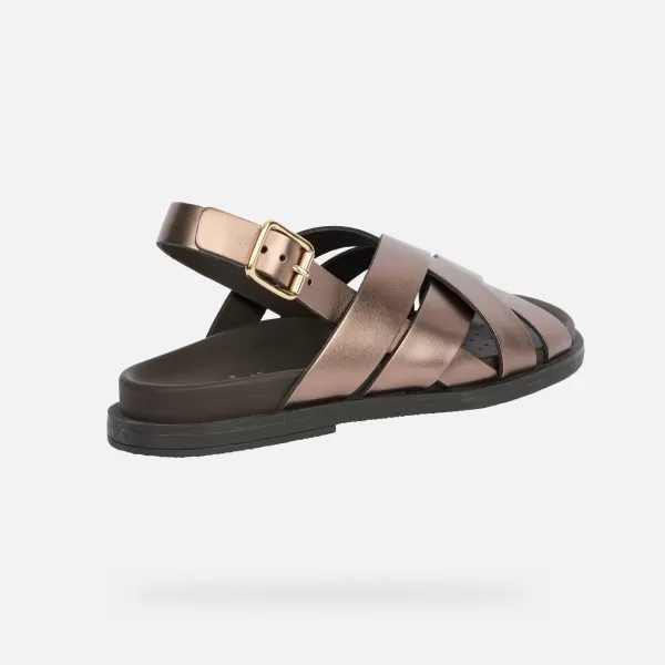  Ženske sandale GEOX ADELASH G012818 RJAVA 