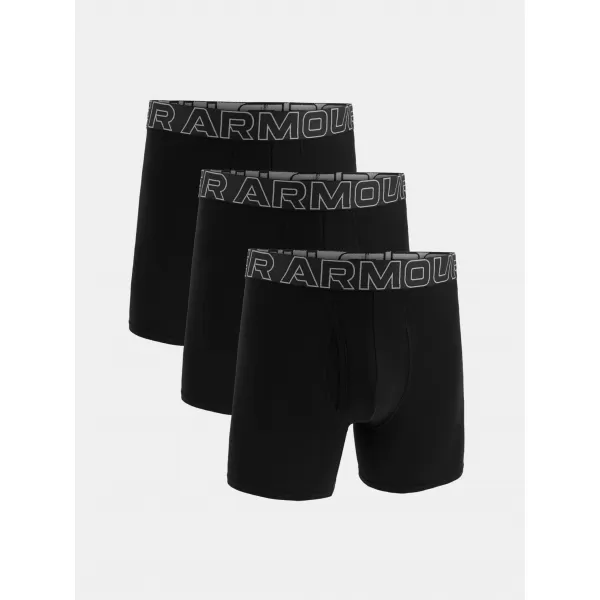  Moške boksarice UNDER ARMOUR M UA PERF COTTON 6IN 1383889-001 ČRNA 