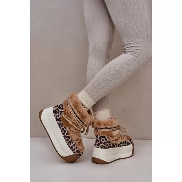  Ženski čevlji BIG STAR OO274A207 BROWN/BEIGE Big Star Shoes 