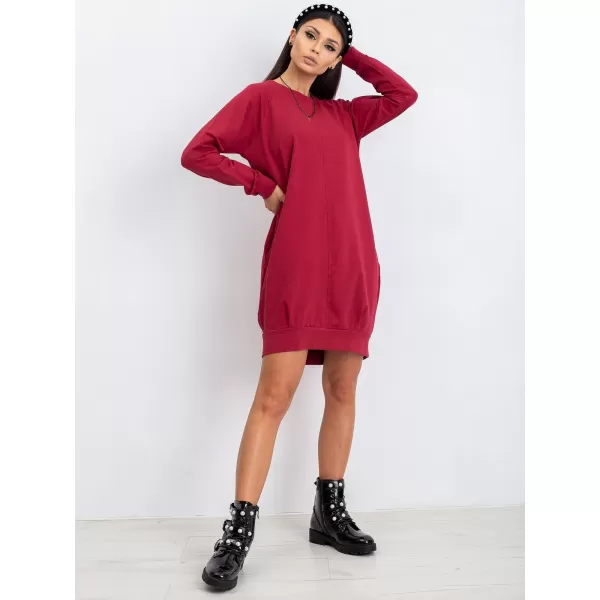  Obleka BASIC FEEL GOOD RV-TU-5184.93P BORDO 
