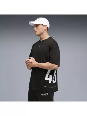 Moška majica s kratkimi rokavi PUMA M GRAPHIC OVERSIZED TEE 528528_01 ČRNA PUMA