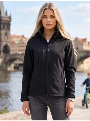 Ženska softshell jakna ALTISPORT NoPrint NP/ALW945 EBENOVINASTO SIVA