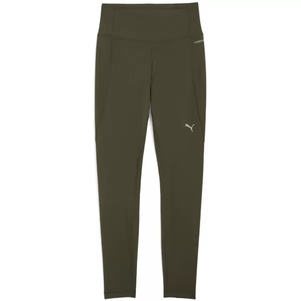  Ženske pajkice PUMA W CLOUDSPUN TIGHT - HW FL 527452-70 TEMNO OLIVNO 