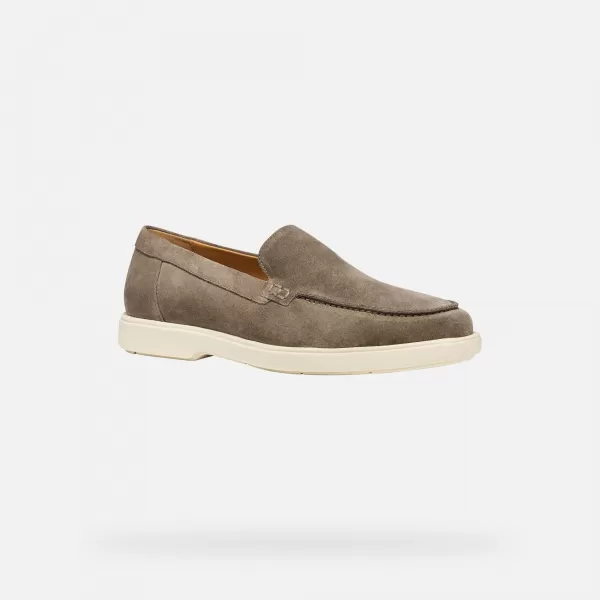  Moški mokasini GEOX SPHERICA EC17 G014394 SIVA 