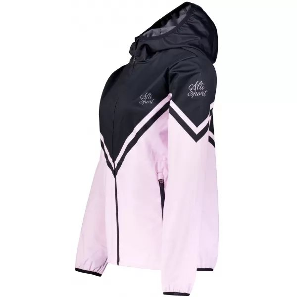  Ženska vrhunska softshell jakna ALTISPORT VOJ/ALW101JACK01 ROŽNATO ČRNA 
