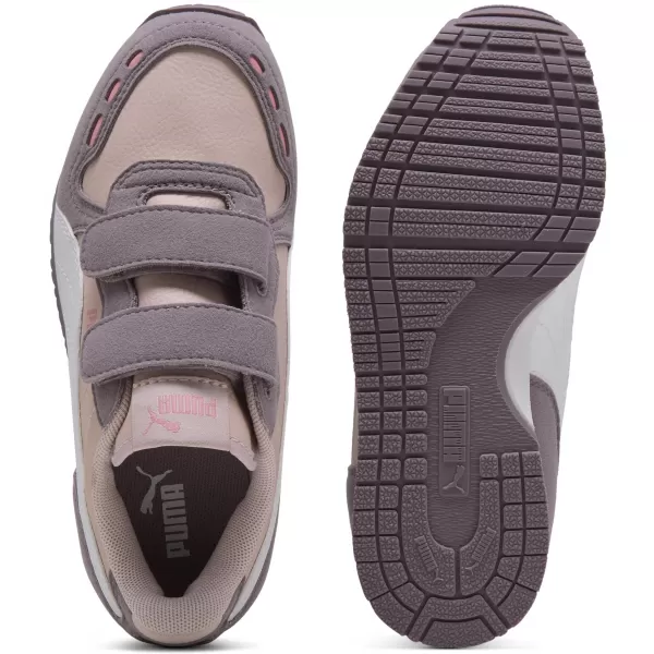 Otroški čevlji PUMA CABANA RACER SL 20 V PS 383730-22 SLEZENASTA MEGLICA/BELA/SLIVOVA MARMELADA 
