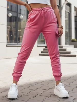 Ženske hlače DSTREET UY2839 ROZA