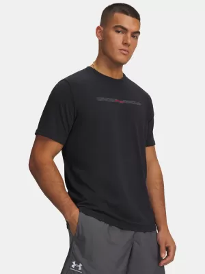 Moška majica s kratkimi rokavi UNDER ARMOUR M BLUR WM SS 6009248-001 ČRNA