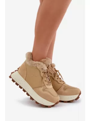 Ženski čevlji BIG STAR OO274A330 BEIGE Big Star Shoes