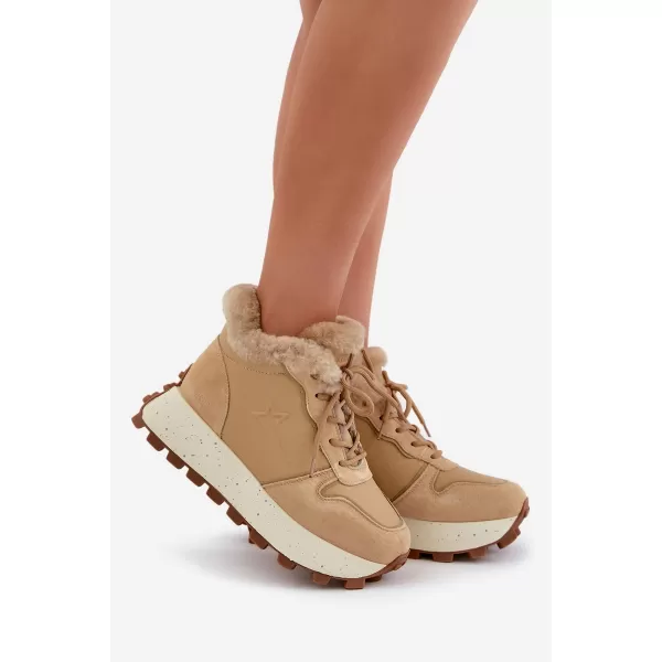  Ženski čevlji BIG STAR OO274A330 BEIGE Big Star Shoes 