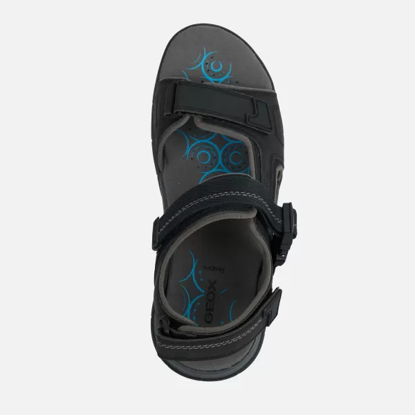  Moški sandali GEOX SPHERICA EC5 G014392 ČRNA 