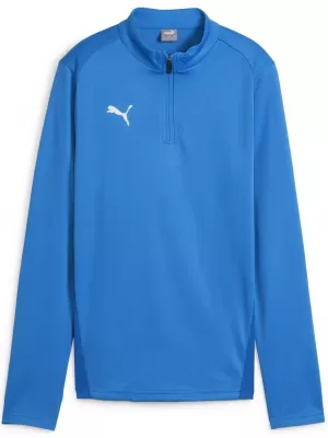 Ženska majica s kratkimi rokavi PUMA TEAMGOAL TRAINING 1/4 ZIP WM 658631-02 E.BLU.LEMON/BELA/TEAM ROYAL