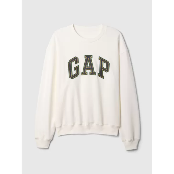  Moški pulover GAP LOGO CREW SWEATSHIRT 616625-01 NOVO UMAZANO BELO 