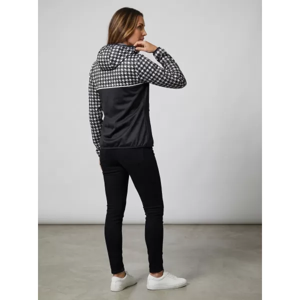  Ženska vrhunska softshell jakna ALTISPORT VOJ/ALW048JACK01 ČRNO-BELO 
