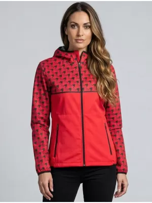 Ženska vrhunska softshell jakna ALTISPORT VOJ/ALW048JACK01 RDEČA