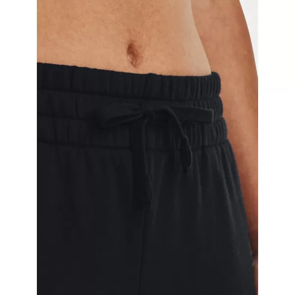  Ženske športne hlače UNDER ARMOUR RIVAL FLC STRAIGHT PANT 1381847-001 ČRNA 
