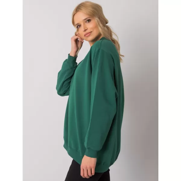  Ženski pulover BASIC FEEL GOOD RV-BL-5185.90P TEMNO ZELENA 