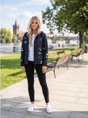 Ženska vrhunska softshell jakna ALTISPORT VOJ/ALW077JACK01 ČRNA