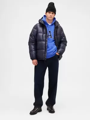 Moški pulover GAP LOGO HOODIE PULLOVER 674148-22 BELLE MODRA
