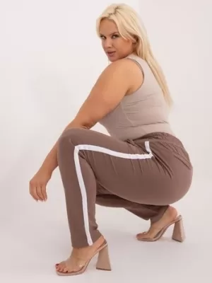 Ženske trenirke BASIC FEEL GOOD RV-DR-6643.95 RJAVA