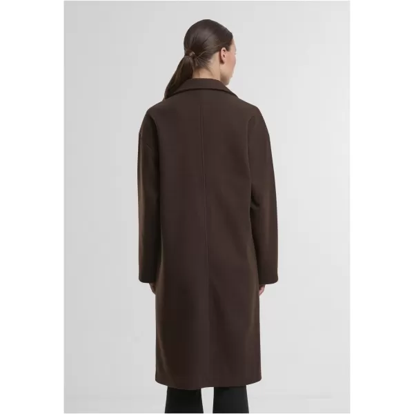  Ženski plašč URBAN CLASSICS TB6073 TOPLA RJAVA 