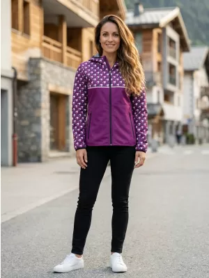 Ženska vrhunska softshell jakna ALTISPORT VOJ/ALW048JACK01 VIJOLIČNA