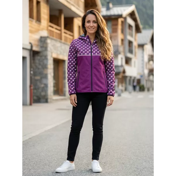  Ženska vrhunska softshell jakna ALTISPORT VOJ/ALW048JACK01 VIJOLIČNA 