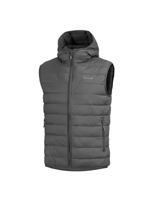 Telovnik PENTAGON AURORA 2.0 PUFFER HOODED VEST K04011-2.0 PEPELNO SIVA