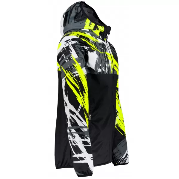 Moška vrhunska softshell jakna ALTISPORT VOJ/ALM039JACK01 ČRNA IN RUMENA 