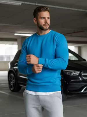 Moški pulover DSTREET BX4386 MODRA