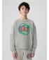 Otroški pulover GAP LOGO SWEATSHIRT 406762-00 SVETLO HEATHER SIVA