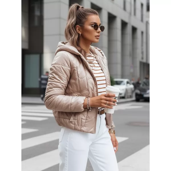  Ženska jakna DSTREET TY3715 KARAMELA 