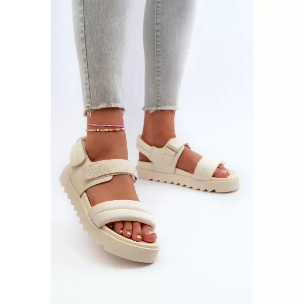  Ženski čevlji BIG STAR NN274751 BEIGE Big Star Shoes 