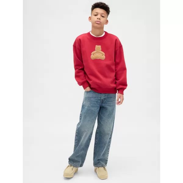  Otroški pulover GAP CREW RELAXED SWEATSHIRT 844233-01 SLED 