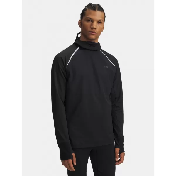  Moška majica s kratkimi rokavi UNDER ARMOUR UA VELOCITI PRO CW BALACLAVA 6005969-004 ČRNA 