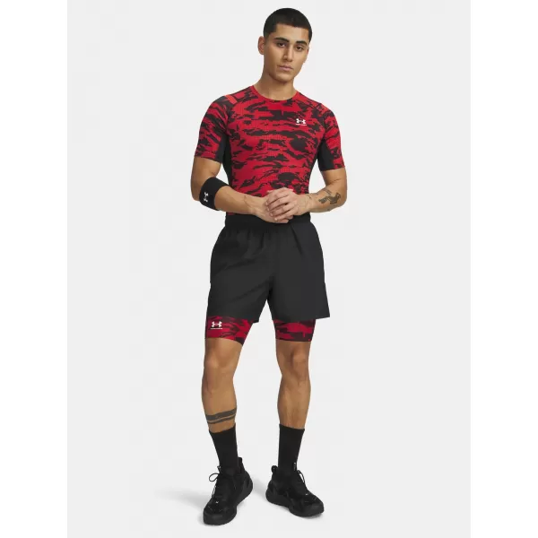 Moške kratke hlače UNDER ARMOUR HG PRINTED LNG SHORT 6009658-002 ČRNA 