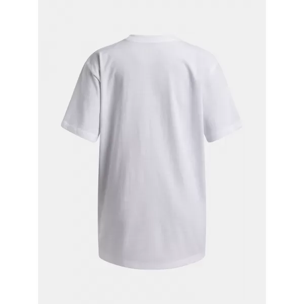  Dekliška majica s kratkimi rokavi UNDER ARMOUR UA G BLOCK LOGO OS SS 6009720-100 BELA 