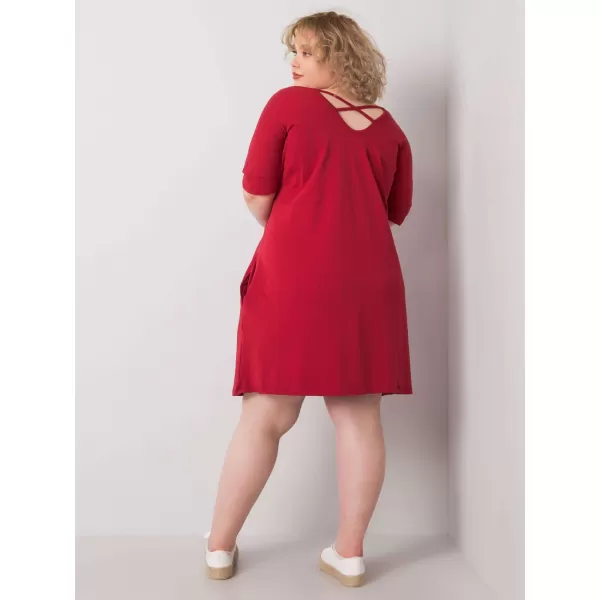  Obleka BASIC FEEL GOOD RV-SK-6639.02X BORDO 