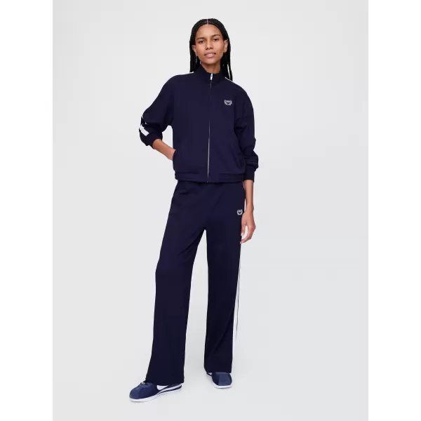  Ženska jakna GAP LOGO FULLZIP JACKET 732240-01 MORNARIŠKA UNIFORMA 