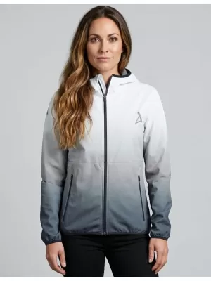 Ženska vrhunska softshell jakna ALTISPORT VOJ/ALW126JACK01 ČRNO-BELO