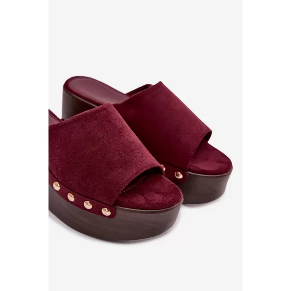  Ženski copati BOTO HELIVINA 41629 BORDO 
