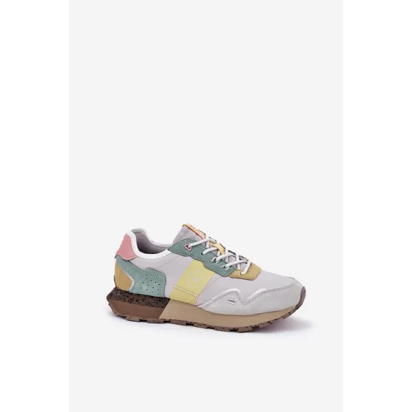  Ženski čevlji BIG STAR RR274244 YELLOW/GREY Big Star Shoes 