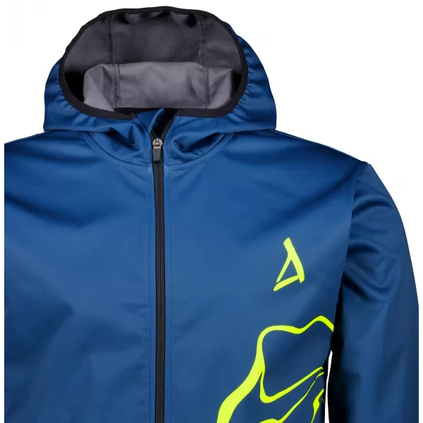  Moška vrhunska softshell jakna ALTISPORT VOJ/ALM073JACK01 MORNARSKO MODRA/NEONSKO RUMENA 