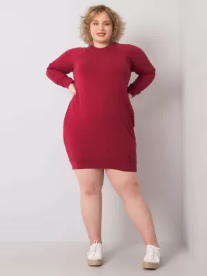 Obleka BASIC FEEL GOOD RV-SK-6296.99 BORDO